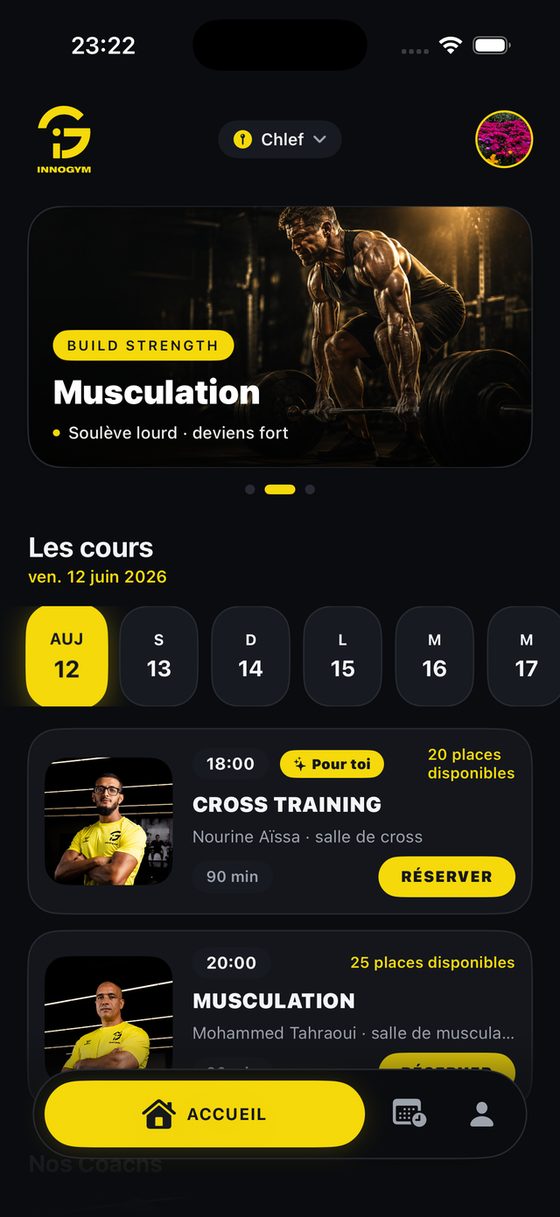 Application InnoGym